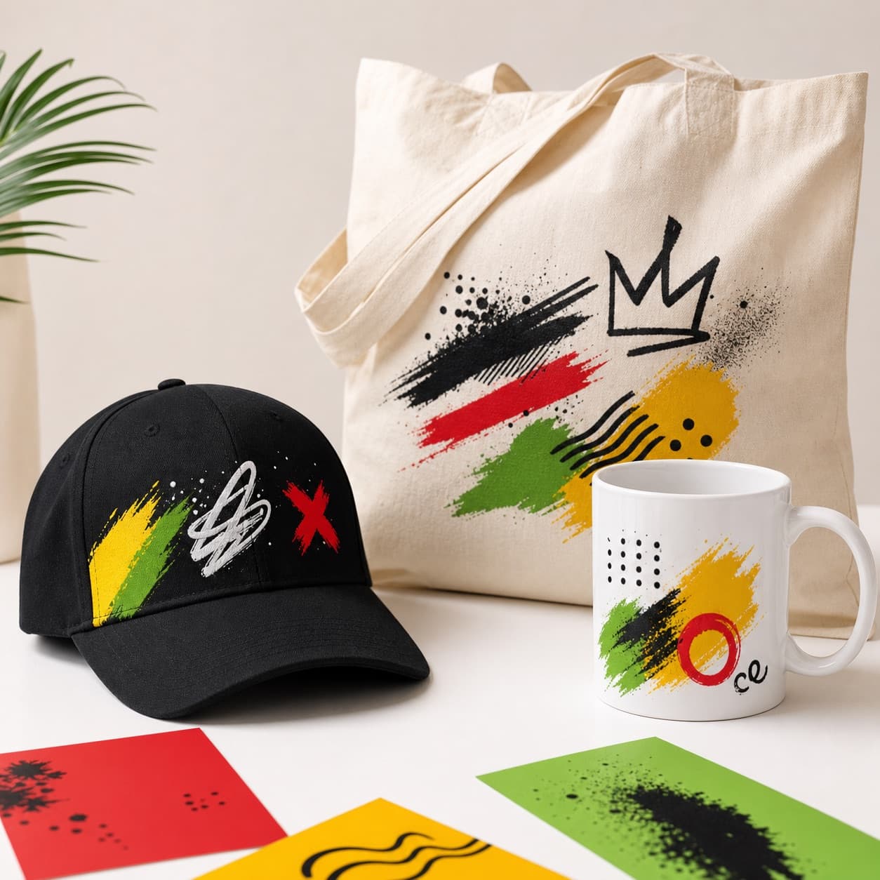 Custom mug tote bag and cap printing London